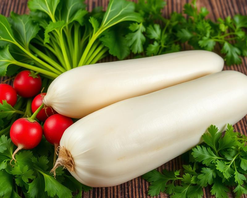 Rzodkiew japońska (daikon) – właściwości zdrowotne i wartości odżywcze